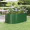 vidaXL - Plantenbak - 175x100x68 - cm - gepoedercoat - staal - groen