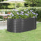 vidaXL - Plantenbak - 175x100x68 - cm - gepoedercoat - staal - antracietkleurig
