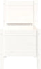 vidaXL - Plantenbak - 178,5x44x75 - cm - massief - grenenhout - wit