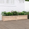 vidaXL - Plantenbak - 180x31x31 - cm - massief - grenenhout