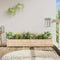 vidaXL - Plantenbak - 180x31x31 - cm - massief - grenenhout
