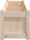 vidaXL - Plantenbak - 180x31x31 - cm - massief - grenenhout