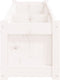 vidaXL - Plantenbak - 180x31x31 - cm - massief - grenenhout - wit