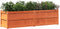 vidaXL - Plantenbak - 180x50x50 - cm - massief - grenenhout - wasbruin