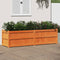 vidaXL - Plantenbak - 180x50x50 - cm - massief - grenenhout - wasbruin