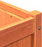 vidaXL - Plantenbak - 180x50x50 - cm - massief - grenenhout - wasbruin