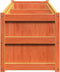 vidaXL - Plantenbak - 180x50x50 - cm - massief - grenenhout - wasbruin