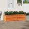 vidaXL - Plantenbak - 180x50x50 - cm - massief - grenenhout - wasbruin