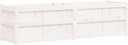 vidaXL - Plantenbak - 180x50x50 - cm - massief - grenenhout - wit
