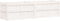vidaXL - Plantenbak - 180x50x50 - cm - massief - grenenhout - wit