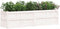 vidaXL - Plantenbak - 180x50x50 - cm - massief - grenenhout - wit