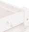 vidaXL - Plantenbak - 180x50x50 - cm - massief - grenenhout - wit