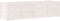 vidaXL - Plantenbak - 180x50x50 - cm - massief - grenenhout - wit
