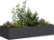 vidaXL - Plantenbak - 200x80x40 - cm - staal - zwart