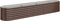 vidaXL - Plantenbak - 224x40x36 - cm - gepoedercoat - staal - bruin