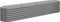 vidaXL - Plantenbak - 224x40x36 - cm - gepoedercoat - staal - grijs