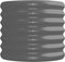 vidaXL - Plantenbak - 224x40x36 - cm - gepoedercoat - staal - grijs
