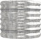 vidaXL - Plantenbak - 224x40x36 - cm - gepoedercoat - staal - zilverkleurig