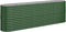 vidaXL - Plantenbak - 224x40x68 - cm - gepoedercoat - staal - groen