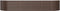 vidaXL - Plantenbak - 224x80x36 - cm - gepoedercoat - staal - bruin