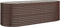 vidaXL - Plantenbak - 224x80x68 - cm - gepoedercoat - staal - bruin