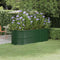 vidaXL - Plantenbak - 224x80x68 - cm - gepoedercoat - staal - groen