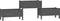 vidaXL - Plantenbak - 245,5x44x75 - cm - massief - grenenhout - grijs
