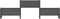 vidaXL - Plantenbak - 245,5x44x75 - cm - massief - grenenhout - grijs