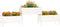 vidaXL - Plantenbak - 245,5x44x75 - cm - massief - grenenhout - wit