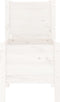 vidaXL - Plantenbak - 245,5x44x75 - cm - massief - grenenhout - wit
