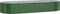 vidaXL - Plantenbak - 249x100x36 - cm - gepoedercoat - staal - groen