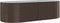vidaXL - Plantenbak - 249x100x68 - cm - gepoedercoat - staal - bruin