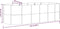 vidaXL - Plantenbak - 249x100x68 - cm - gepoedercoat - staal - zilverkleurig