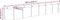 vidaXL - Plantenbak - 260x40x36 - cm - gepoedercoat - staal - groen