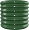 vidaXL - Plantenbak - 260x40x36 - cm - gepoedercoat - staal - groen