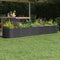 vidaXL - Plantenbak - 260x40x36 - cm - gepoedercoat - staal - antracietkleurig