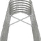vidaXL - Plantenbak - 260x40x36 - cm - gepoedercoat - staal - zilverkleurig