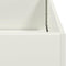vidaXL - Plantenbak - 280x40x40 - cm - koudgewalst - staal - wit