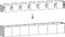 vidaXL - Plantenbak - 280x40x40 - cm - koudgewalst - staal - wit