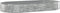 vidaXL - Plantenbak - 296x140x36 - cm - gepoedercoat - staal - zilverkleurig