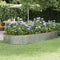vidaXL - Plantenbak - 296x140x36 - cm - gepoedercoat - staal - zilverkleurig