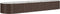 vidaXL - Plantenbak - 296x80x36 - cm - gepoedercoat - staal - bruin