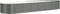 vidaXL - Plantenbak - 296x80x36 - cm - gepoedercoat - staal - grijs