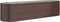 vidaXL - Plantenbak - 296x80x68 - cm - gepoedercoat - staal - bruin