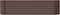vidaXL - Plantenbak - 296x80x68 - cm - gepoedercoat - staal - bruin