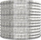 vidaXL - Plantenbak - 296x80x68 - cm - gepoedercoat - staal - zilverkleurig