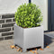 vidaXL - Plantenbak - 30x30x30 - cm - gegalvaniseerd - staal