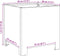 vidaXL - Plantenbak - 30x30x30 - cm - gegalvaniseerd - staal
