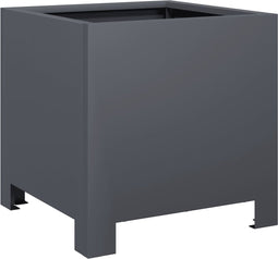 vidaXL - Plantenbak - 30x30x30 - cm - staal - antracietkleurig