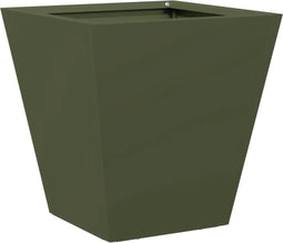 vidaXL - Plantenbak - 30x30x30 - cm - staal - olijfgroen
